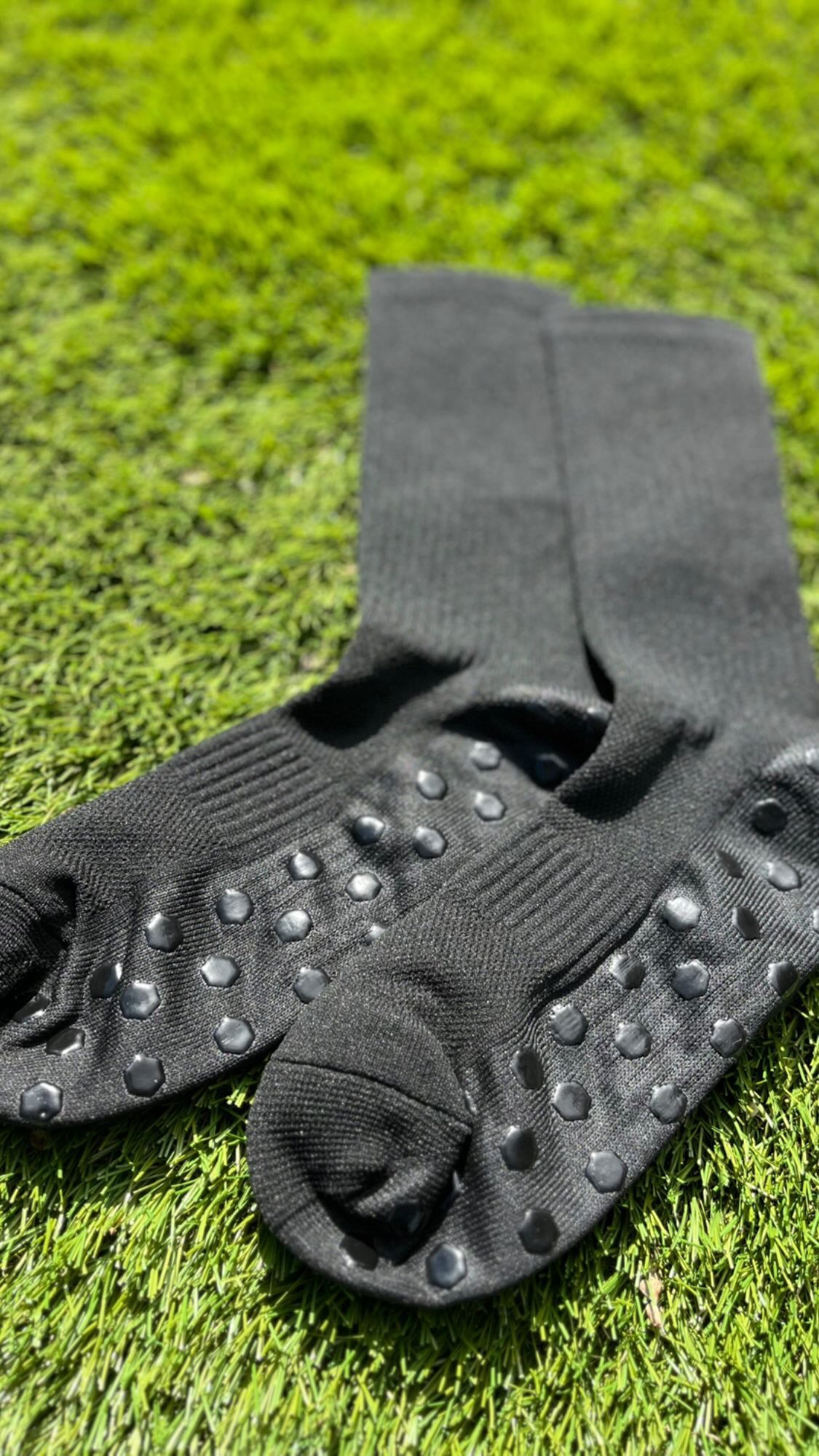 KOgripsocks Zwart Antislip Sportsokken voor Voetbal, Fitness & Hardlopen