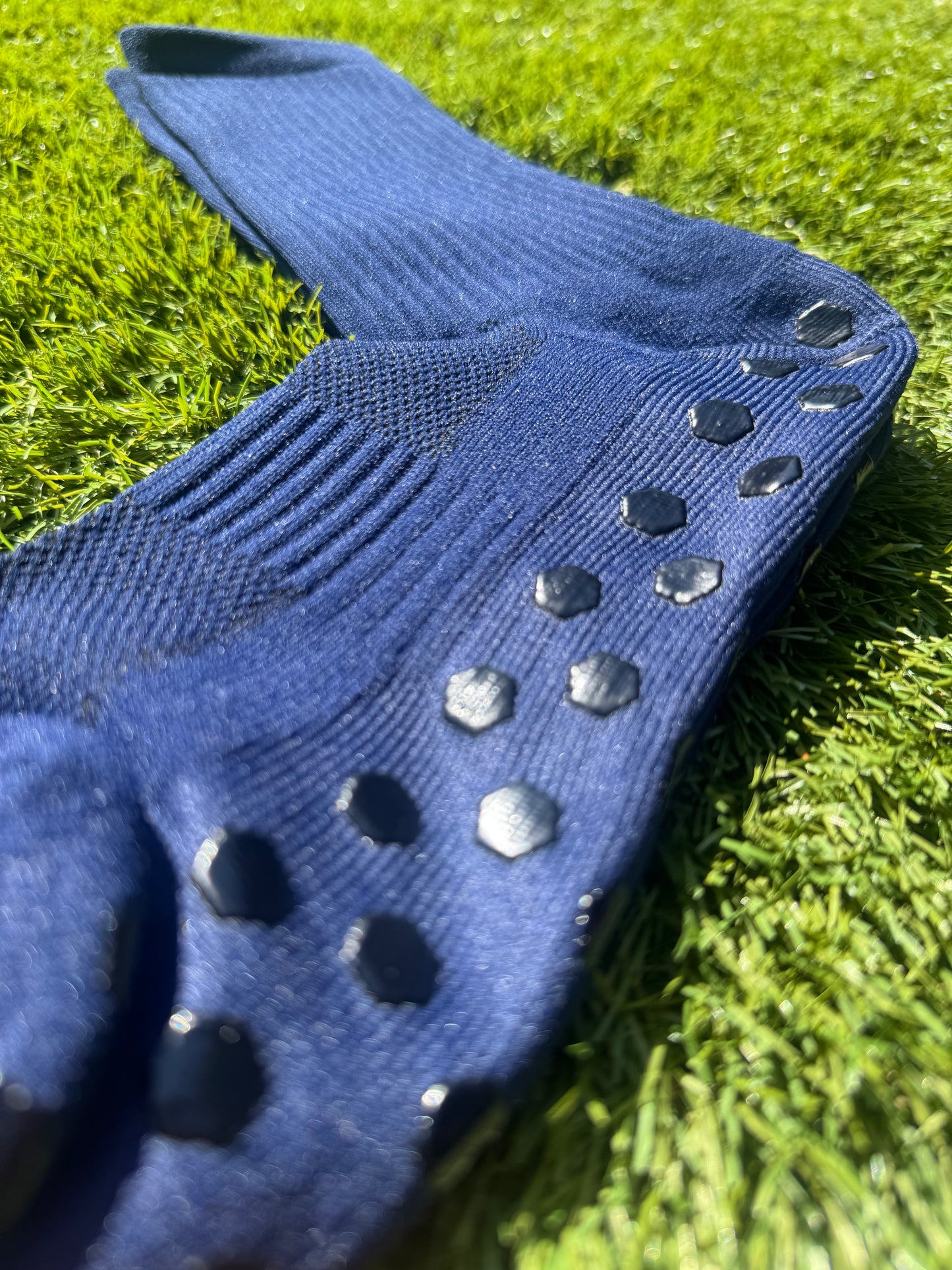 KOgripsocks Donkerblauw – Antislip Sportsokken voor Voetbal, Fitness & Hardlopen