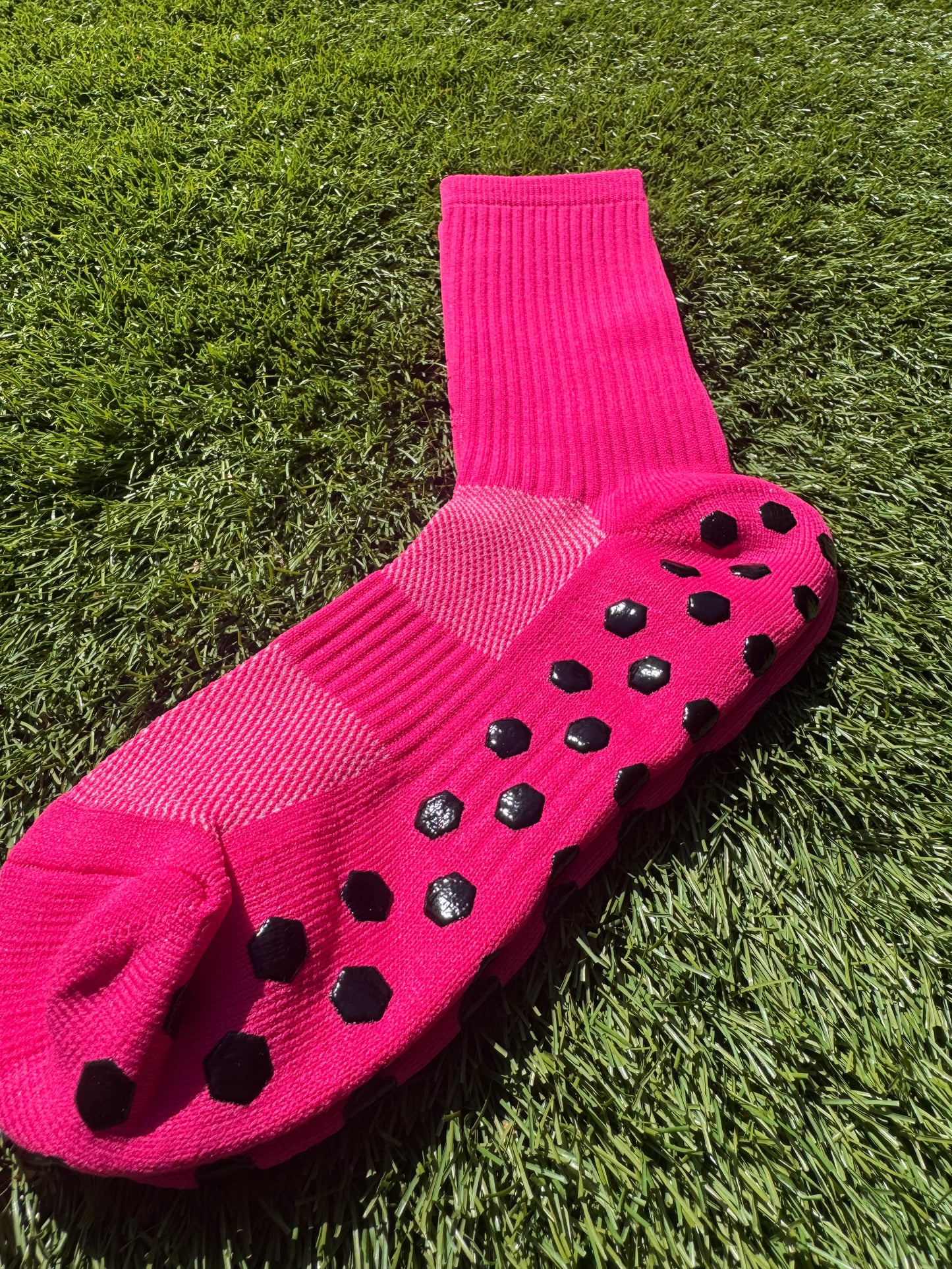 KOgripsocks Roze – Antislip Gripsokken voor Voetbal, Fitness & Hardlopen