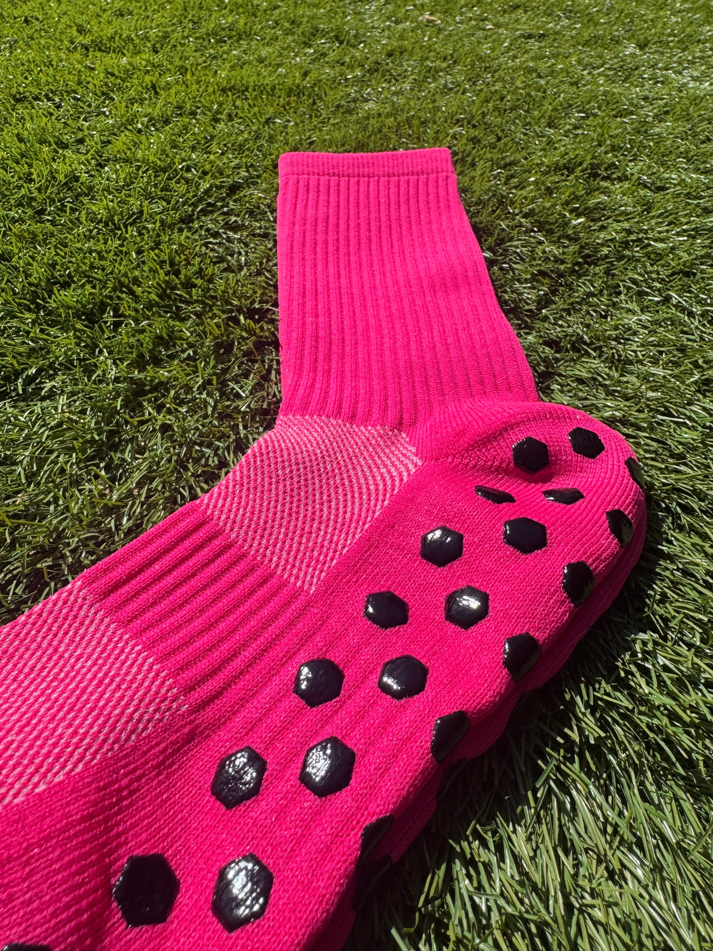 KOgripsocks Roze – Antislip Gripsokken voor Voetbal, Fitness & Hardlopen