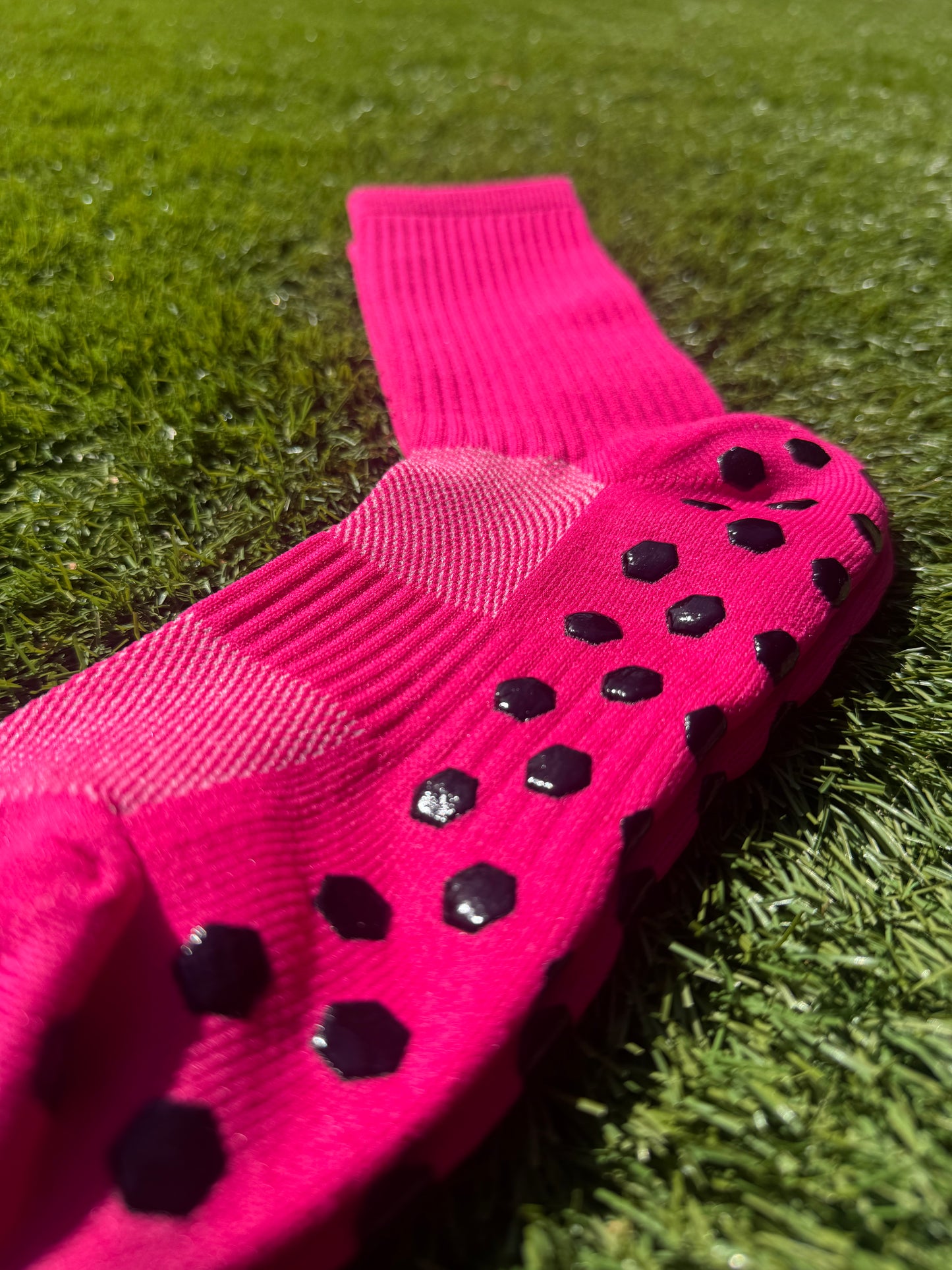 KOgripsocks Roze – Antislip Gripsokken voor Voetbal, Fitness & Hardlopen