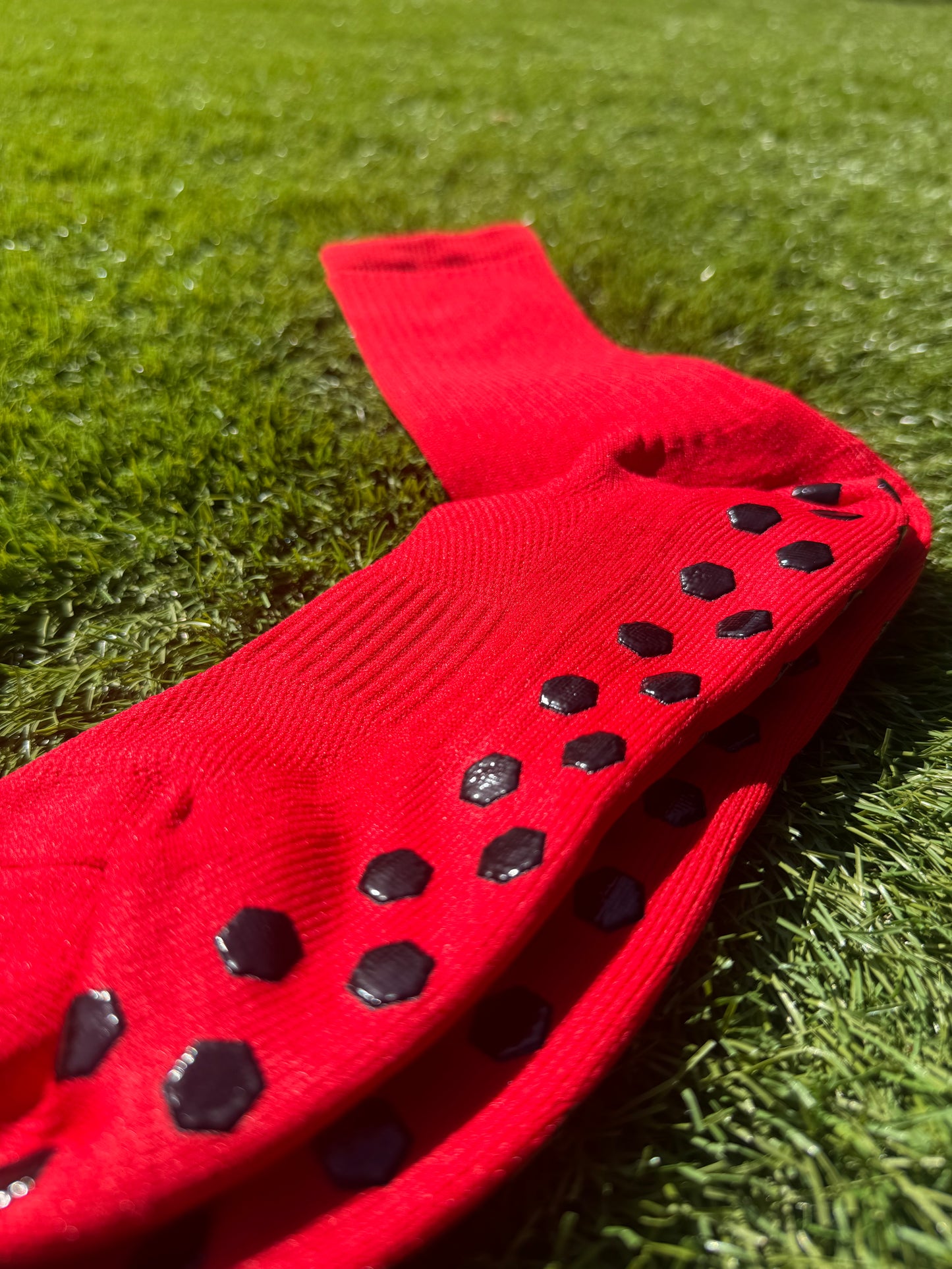 KOgripsocks Rood Antislip Sportsokken voor Voetbal, Fitness & Hardlopen