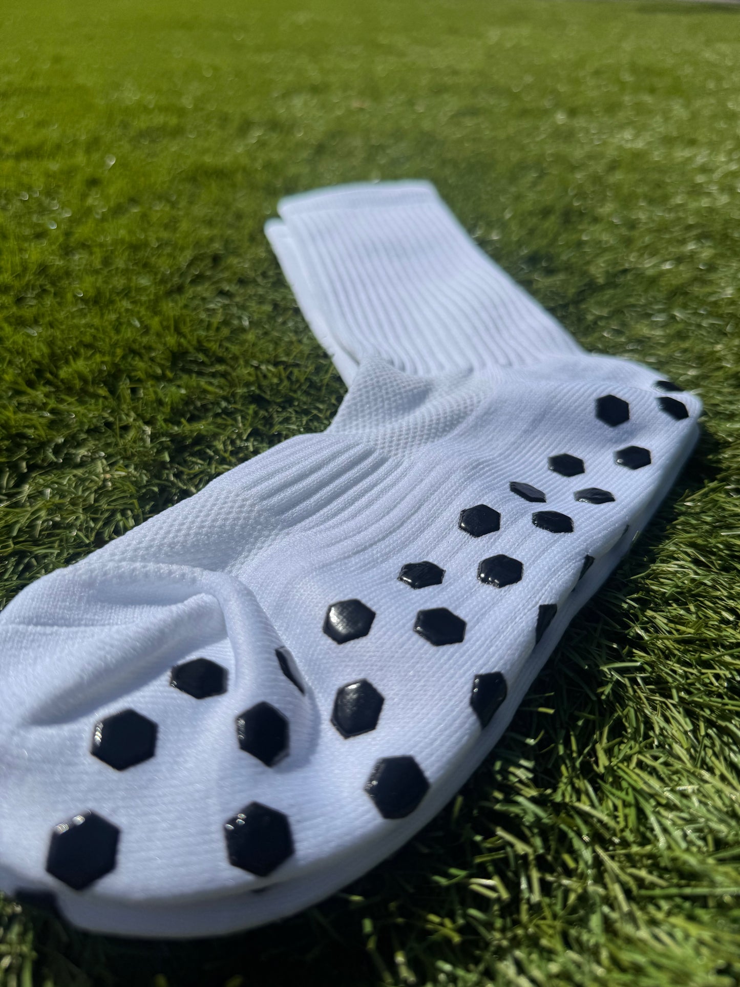 KOgripsocks Wit Antislip Sportsokken voor Voetbal, Hardlopen & Fitness