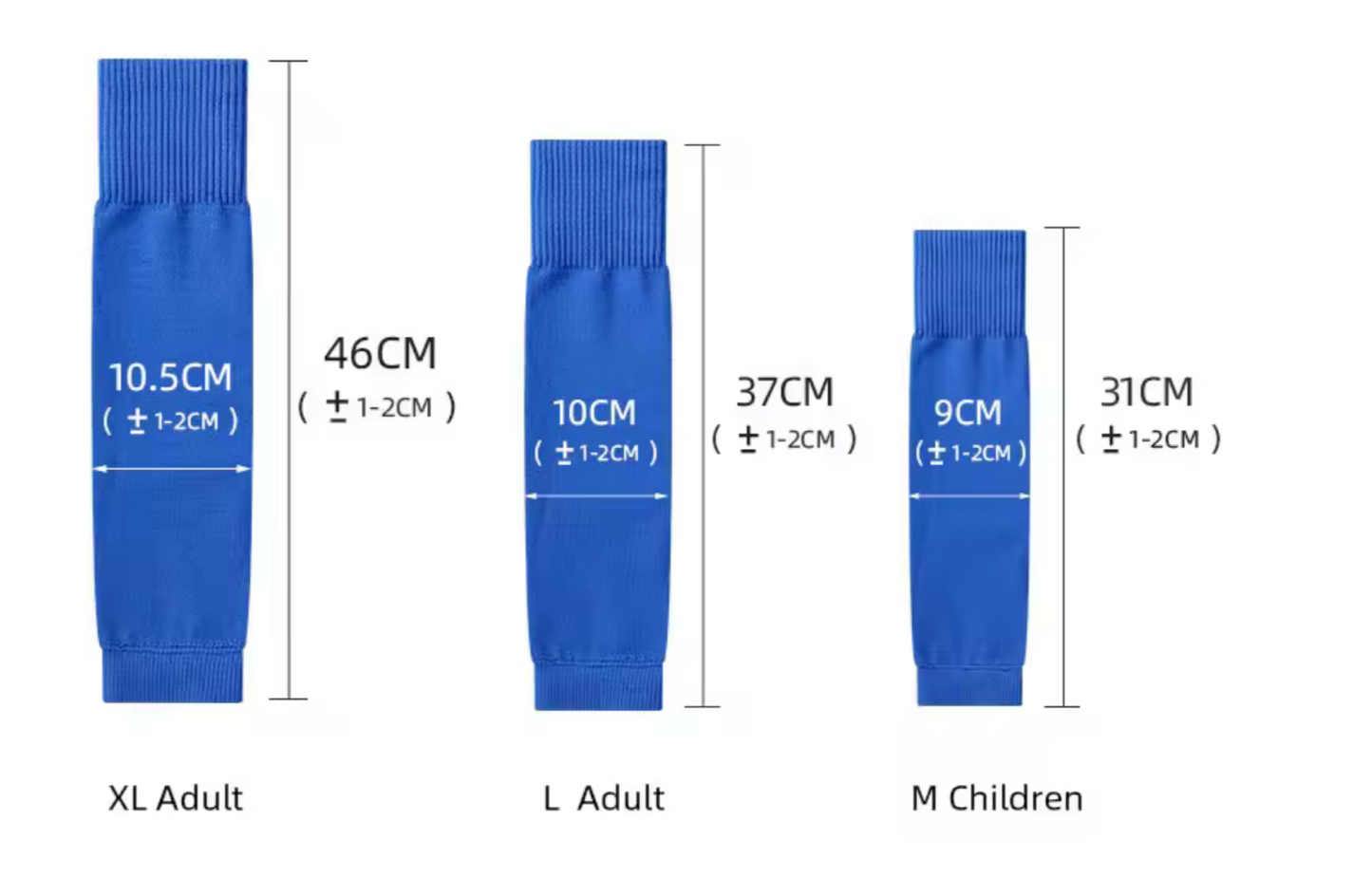 KO Sleeve Socks Beschermende Voetbalkousen voor Training en Wedstrijd