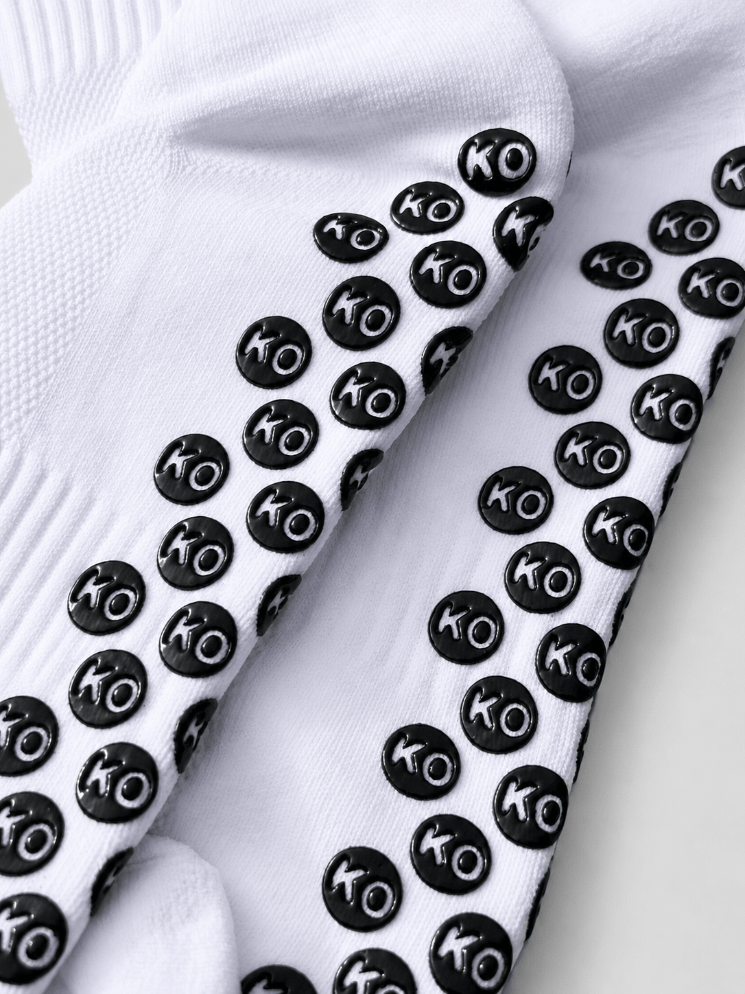 KOgripsocks White Edition Wit Premium Anti-Slip Voetbal Gripsokken - KOgripsocks