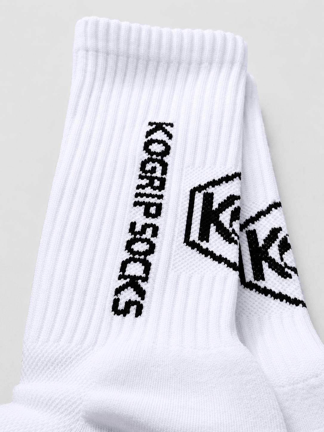 KOgripsocks White Edition Wit Premium Anti-Slip Voetbal Gripsokken - KOgripsocks