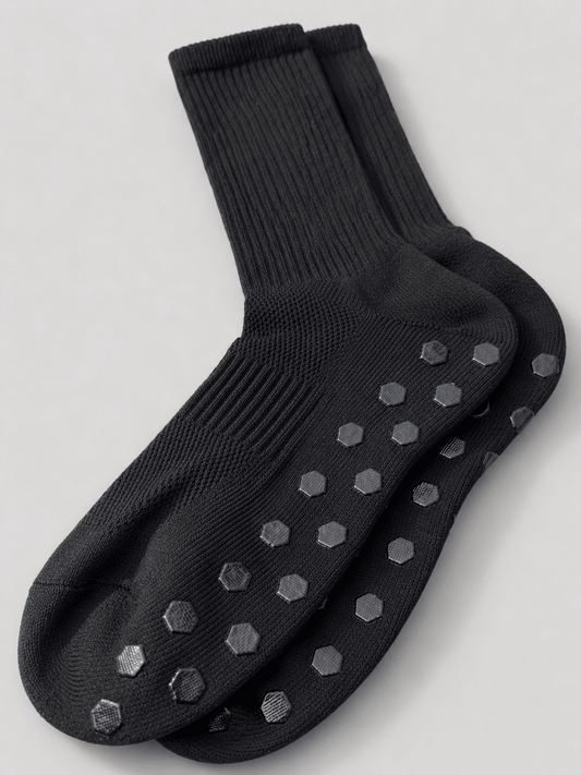 KOgripsocks Zwart Antislip Sokken voor Fitness, Gym & Pilates - KOgripsocks
