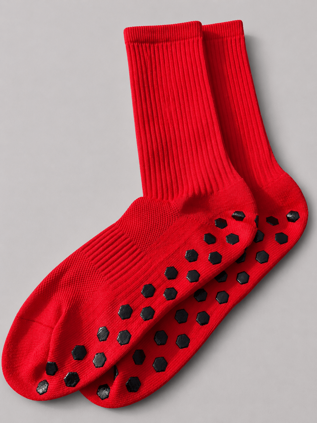 KOgripsocks Rood Antislip Sokken voor Fitness, Gym & Pilates - KOgripsocks