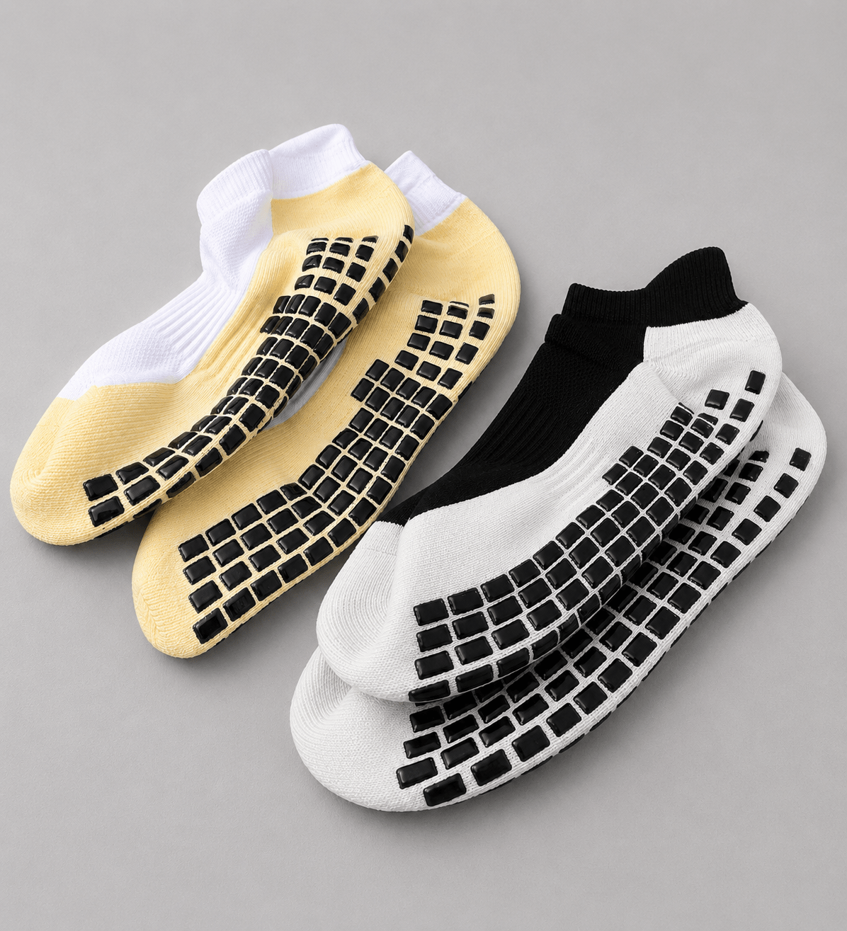 KOgripsocks Korte Antislip Sokken voor Fitness, Yoga & Training | Grip & Comfort - KOgripsocks