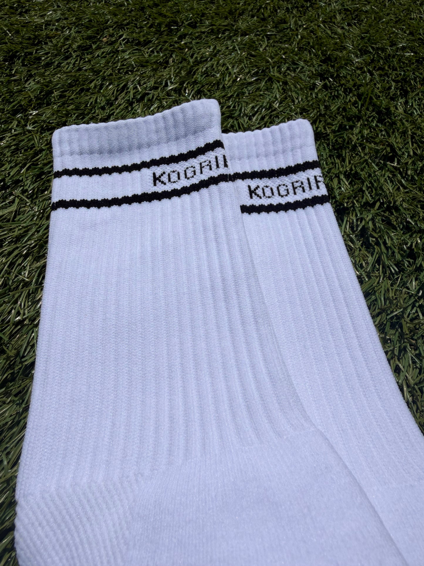 KOgripsocks V2 Wit Anti-Slip Gripsokken voor Voetbal, Fitness & Sport