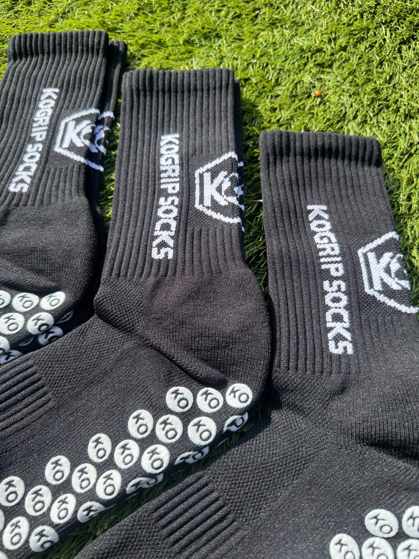 KOgripsocks Antislip Zwart 3 Paar, Ultieme Grip €33 - KOgripsocks