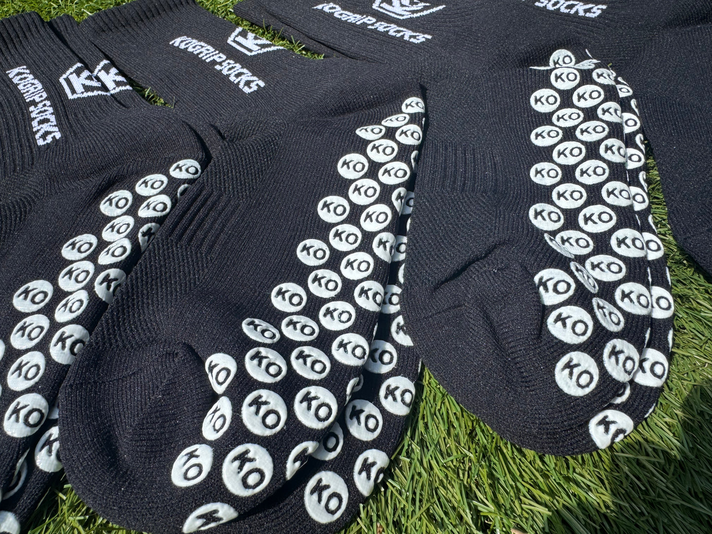 KOgripsocks 5-Pack Combideal Anti-Slip Sportsokken (Zwart)