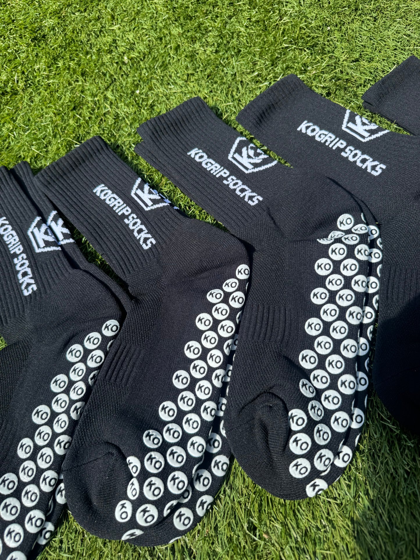KOgripsocks 5-Pack Combideal Anti-Slip Sportsokken (Zwart)