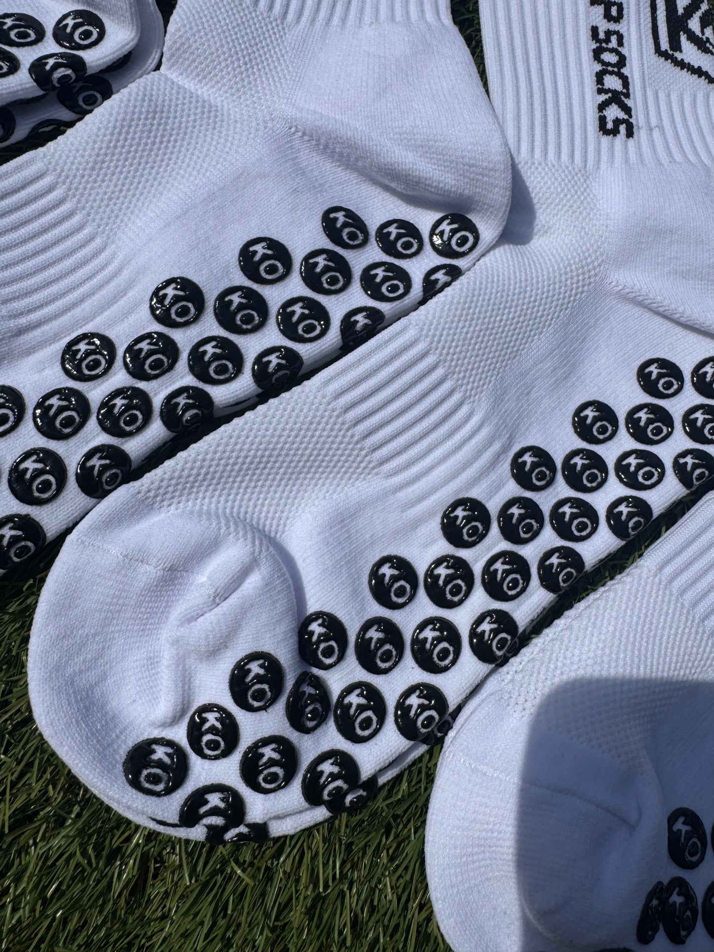 KOgripsocks 5-Pack Combideal Anti-Slip Sportsokken (Wit)