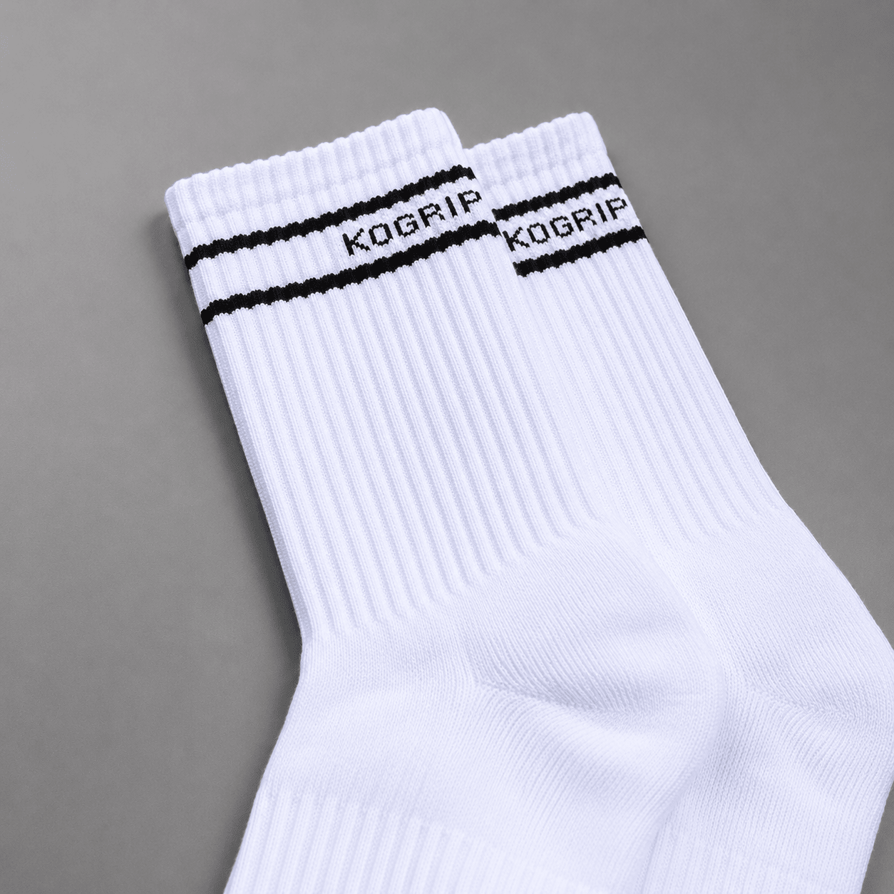 KOgripsocks V2 Wit Anti-Slip Gripsokken voor Voetbal, Fitness & Sport - KOgripsocks